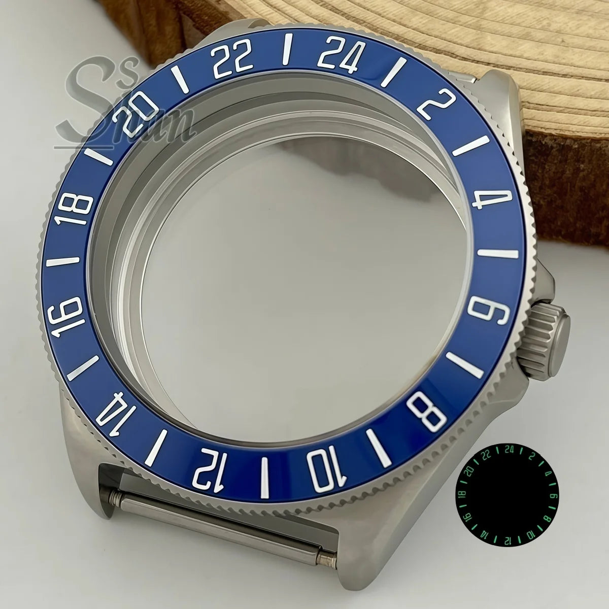 40mm tactics frog FX diving watch case dome sapphire luminous bezel NH34A NH35A ETA2824 PT5000 movement parts