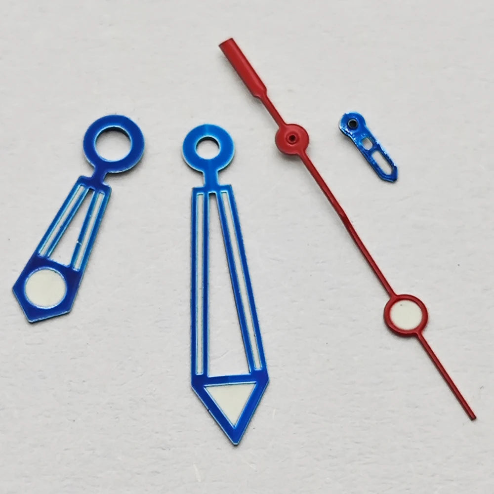 NH39 Watch Dials 31mm Subsecond dial Hands Green Luminous Watch Accessories Parts