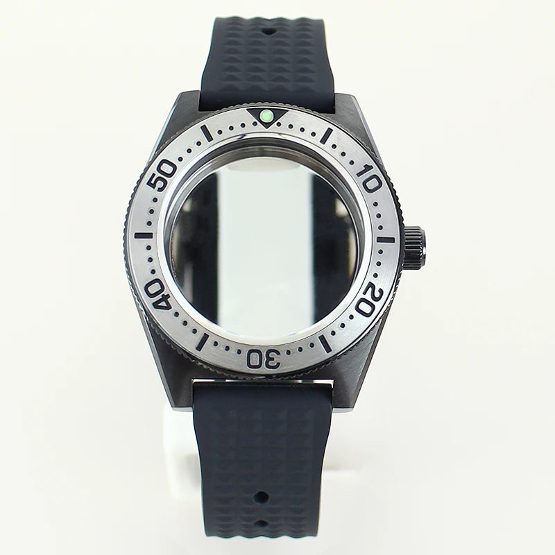 40mm Diver Case Stainless Steel Sapphire For Mod SPB149J1 NH34 NH35 NH36 NH70 4R36 Movement RubberStrap