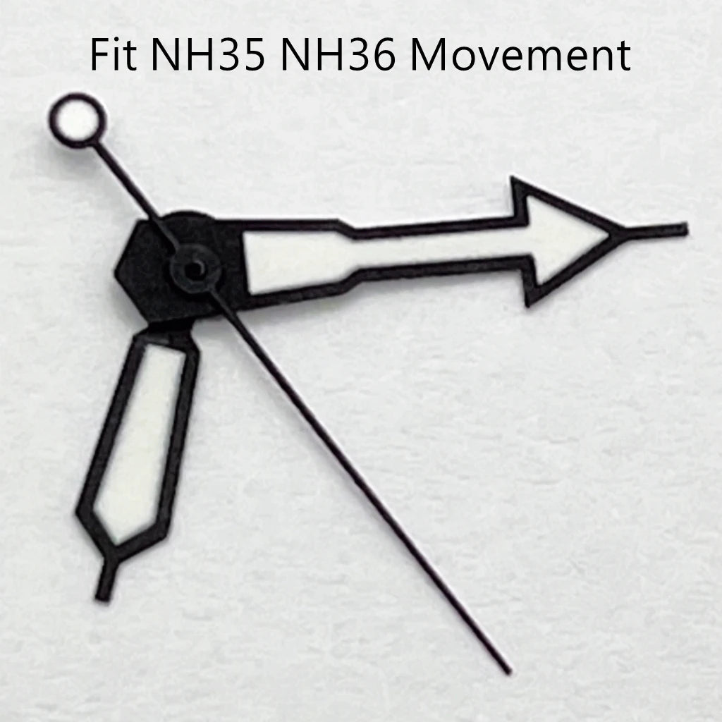 Watch Hands Green Luminous Fit NH35 NH36 ETA2824 2836 Miyota 8205 8215Mingzhu DG2813 3804 Movement Watch Accessories