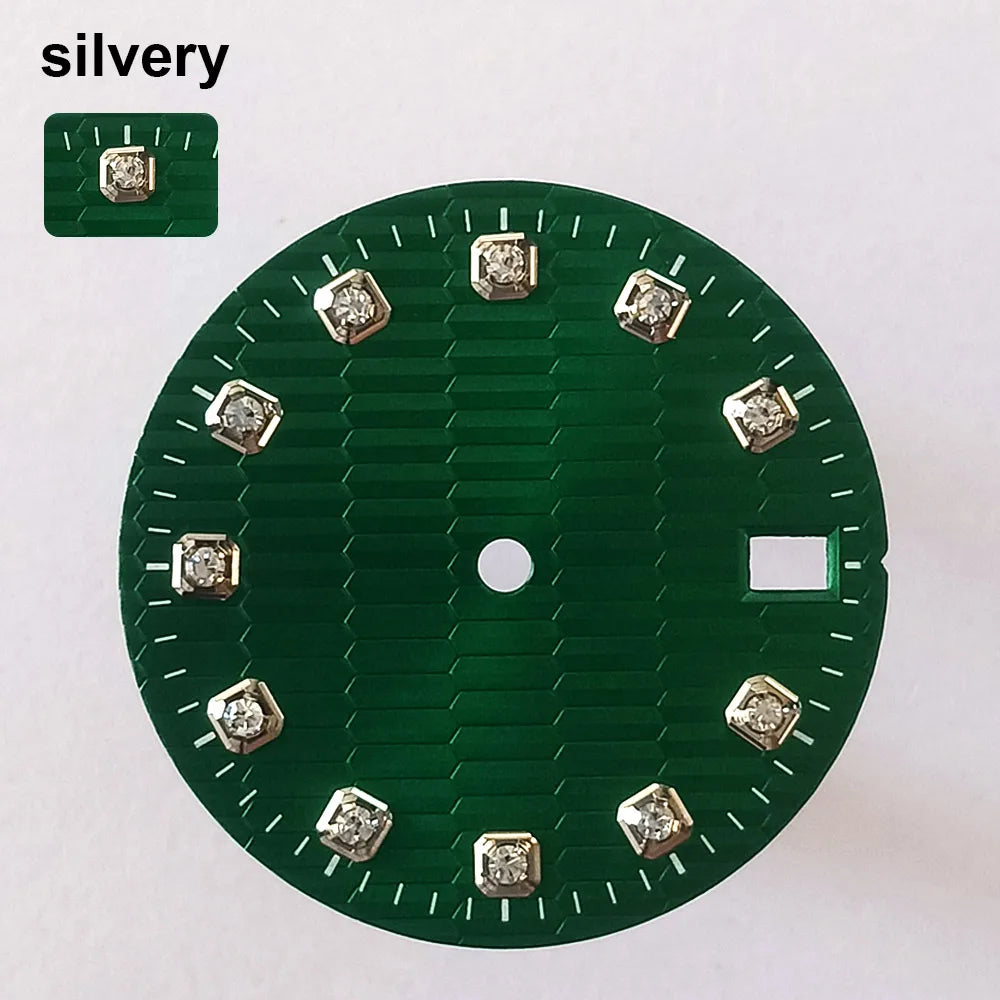 151 type of dials Submariner 28.5mm dial with calendar window suitable for NH35 movement luminous dial can support DIY dial customization name/logo