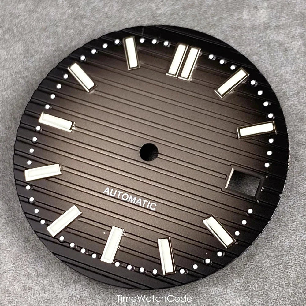 Nautilus Dial For NH35 movement NH36 NH38 NH70 NH71 NH72 29.2mm green Luminous Hands set