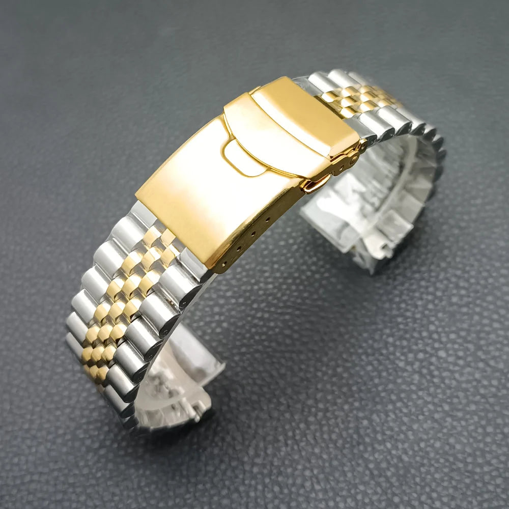 Gold Skx007 Case Mod For NH35 42mm 316 Rose Gold Steel Case Fit NH35 NH36 Movement/Dial Case Plane Sapphire Glass 22mm Strap Watch Box