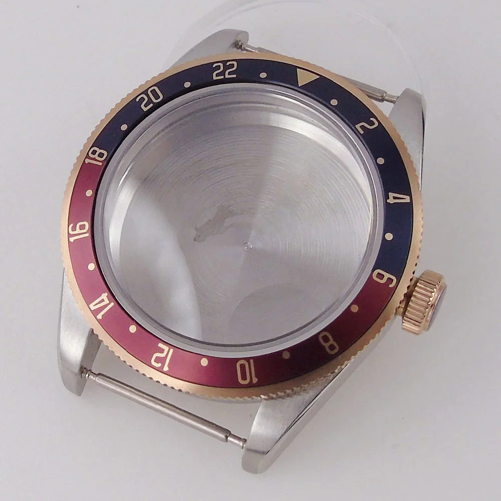 39mm Dive Watch Case BB58 Mod 20BAR Waterproof Dome Sapphire Glass 39mm Black Bay Watch Case for NH34 NH35 NH36 NH70 ETA2824 PT5000 Watch Parts