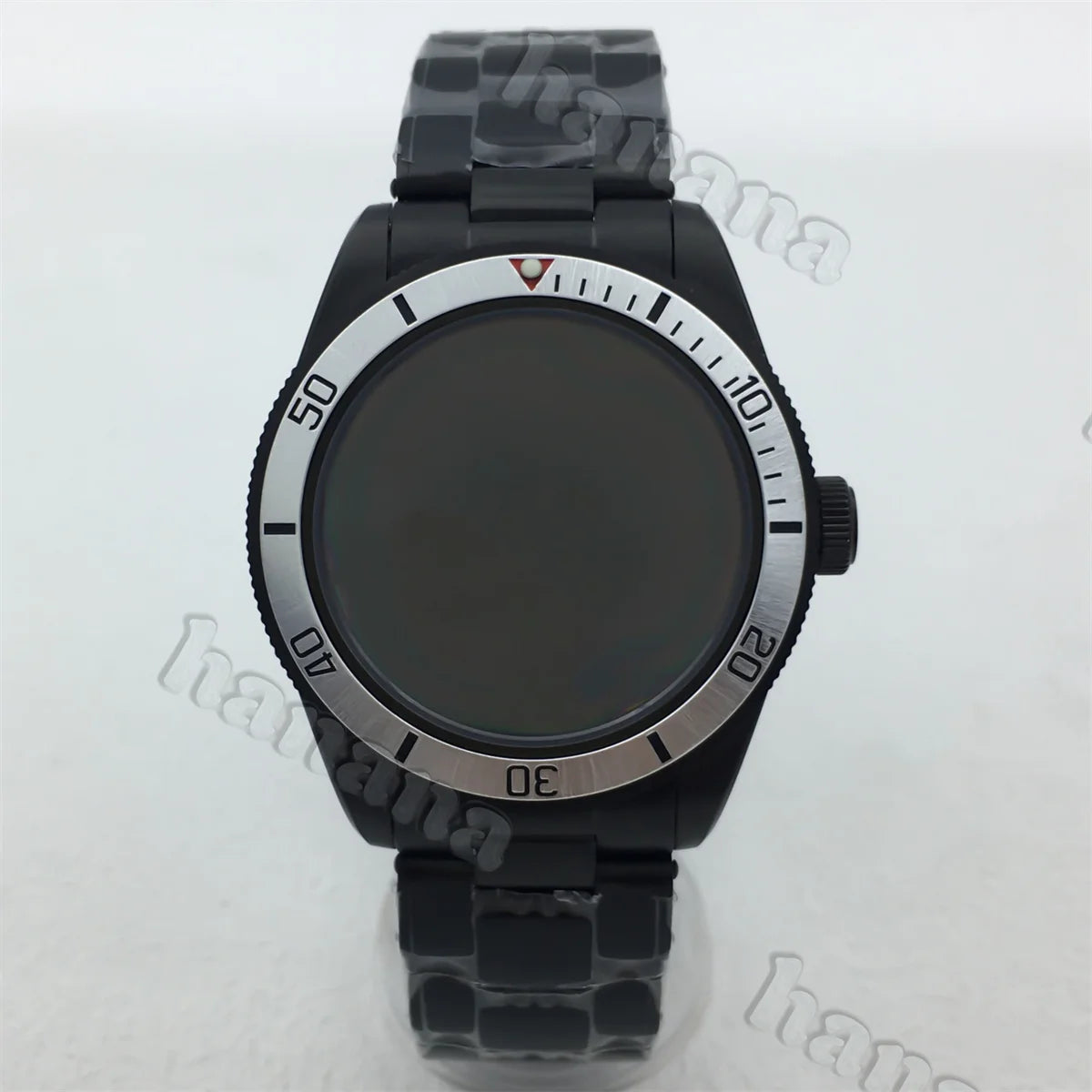 PVD Black Watch Case BB58 39MM domed sapphire stainless steel case for NH34 NH35 NH36 ETA2824 PT5000movement 20ATM