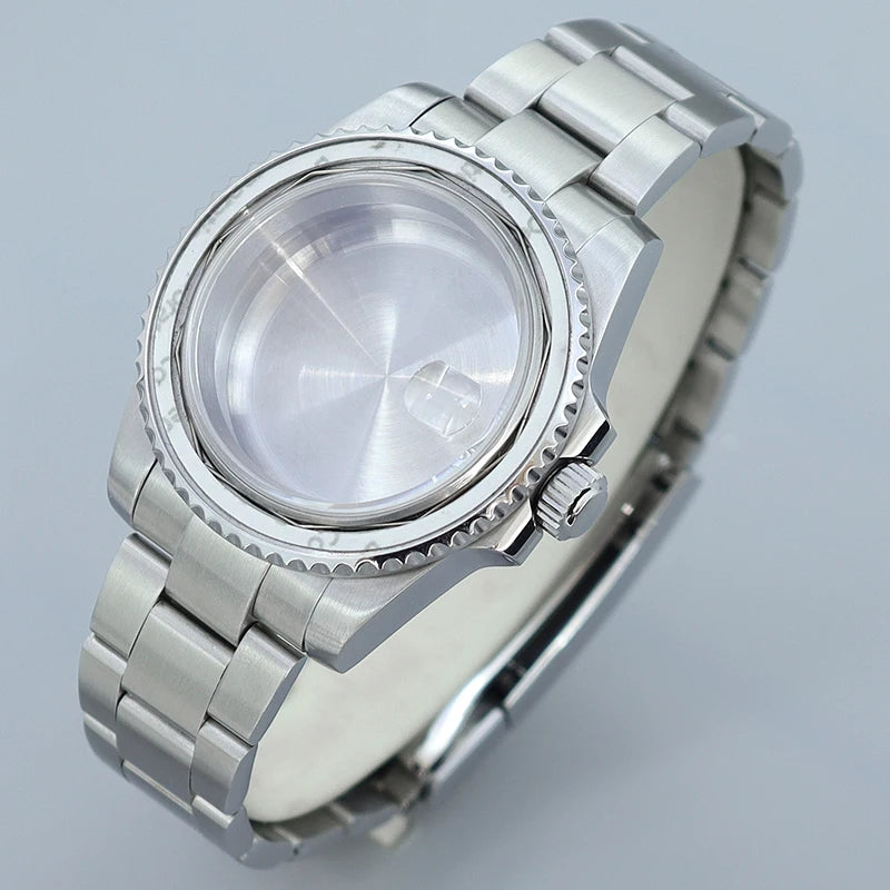 40MM Submariner watch case Eta2824 Sw200 PT5000 Sloping Bezel Sapphire GMT Yacht Master