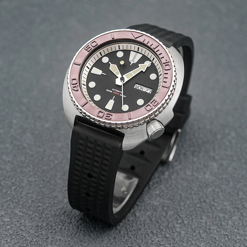 Sterile Turtle Diver SKX 6105 6309 Abalone 20Bar 44MM NH36A Automatic Sapphire