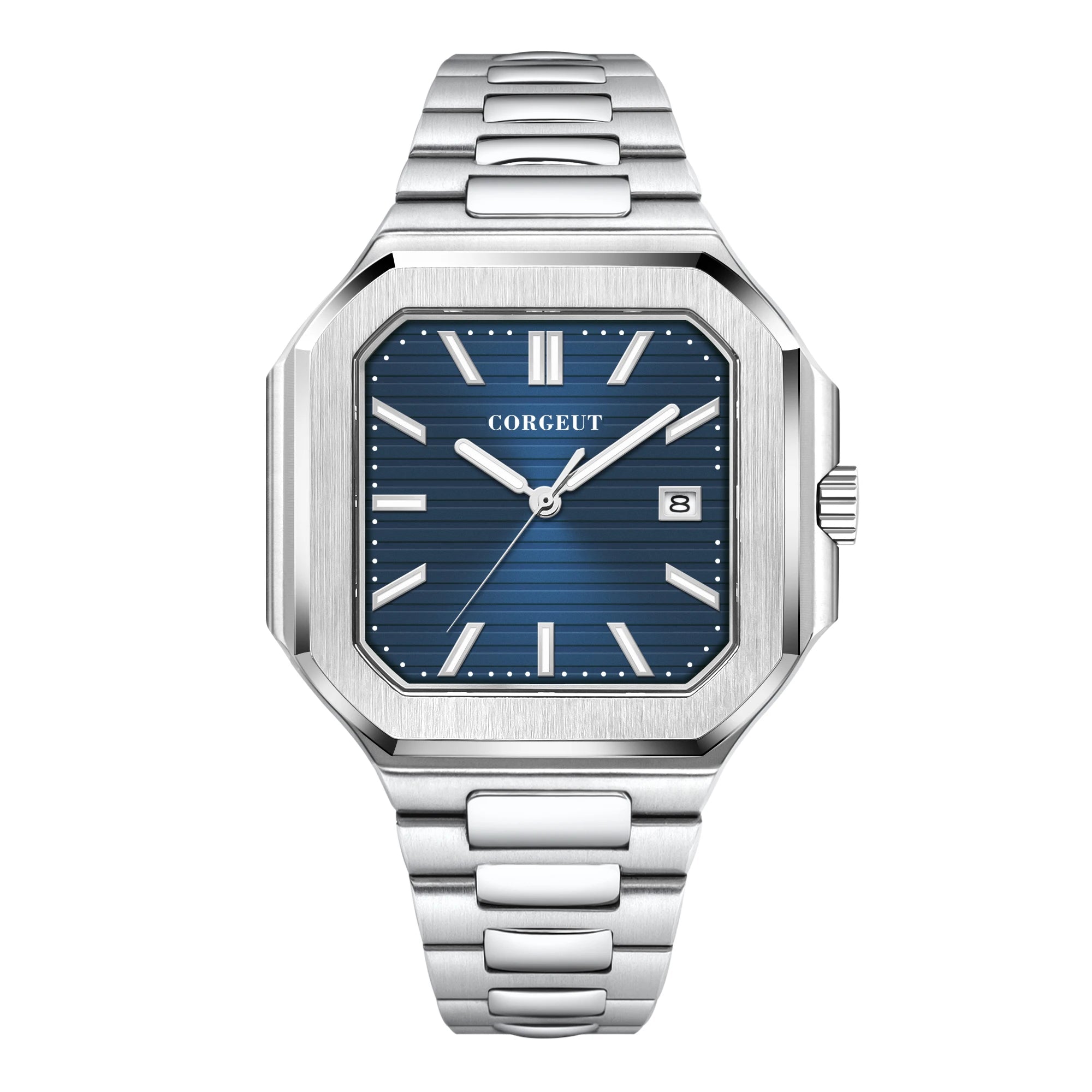 Square Watch CUbitus Corgeut 6032 44mm Sapphire Miyota 8215 TMI NH35 Automatic 5BAR Customizable