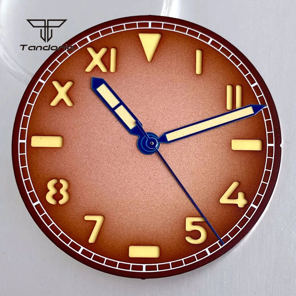 Polished Square Watch Case 42mm Rediomir Mod Parts 35mm Sandwich Dial+Hands Fit NH35 NH36 NH38 Miyota8215 821A 8205 ETA2824 PT5000 ST2130 Sapphire