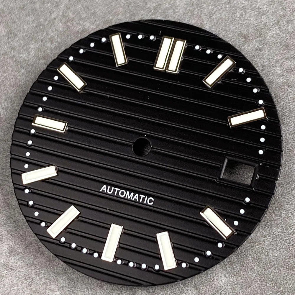 Square Watch Case fit for Philippe Nautilus 40mm Japan NH35A NH34 NH70 Movement Sapphire Glass Watch Parts