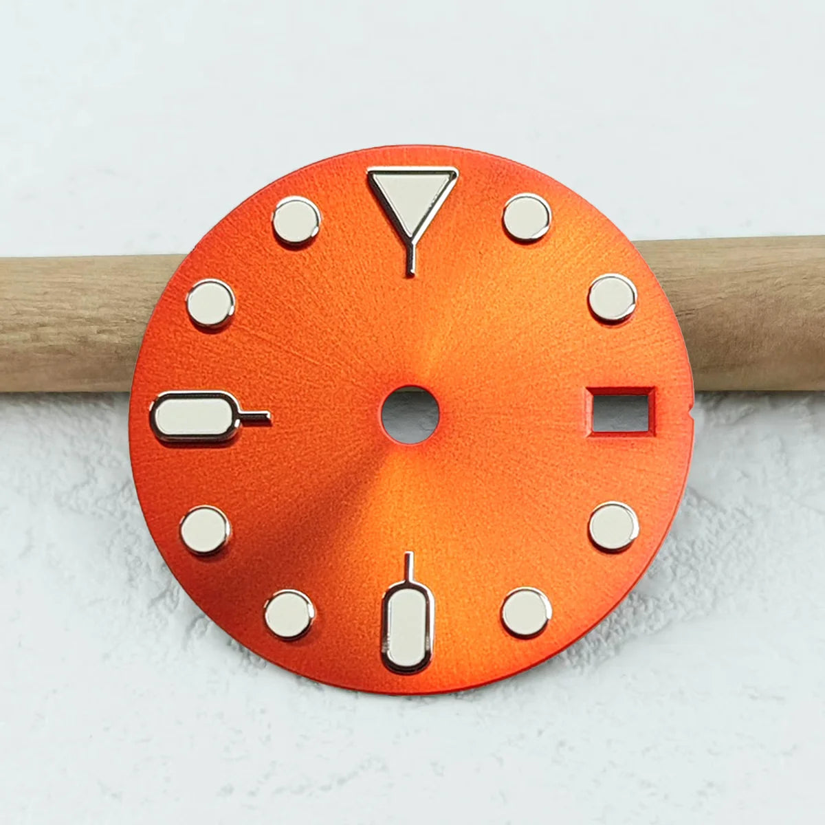 NH35 Dial 28.5mm Green Luminous Dial GMT Dial Support Customized Logo Suitable for TMI NH34/NH35/NH36 Movement