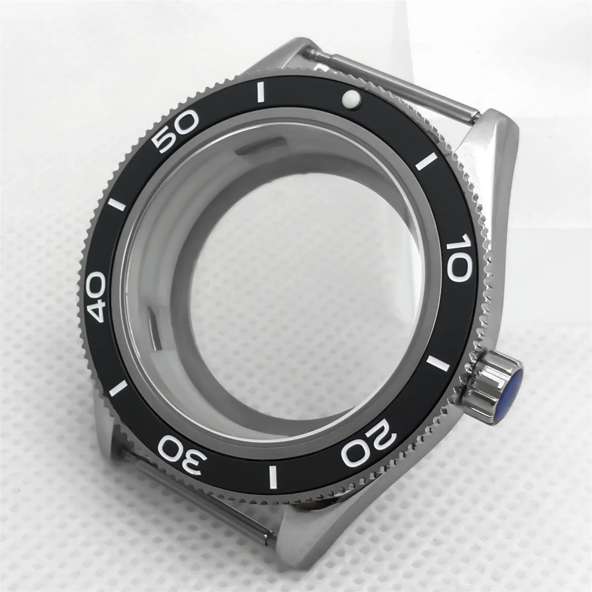 Fifty Fathom Case 41.5mm stainless steel case ceramic bezel sapphire glass with NH35 36 NH34 ETA2824 PT5000 movement watch replacementparts