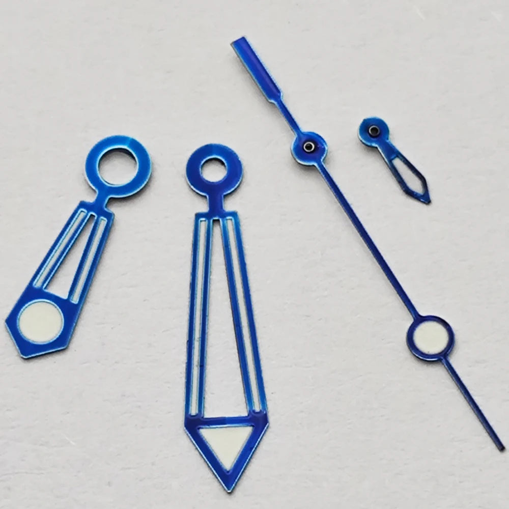 NH39 Watch Dials 31mm Subsecond dial Hands Green Luminous Watch Accessories Parts