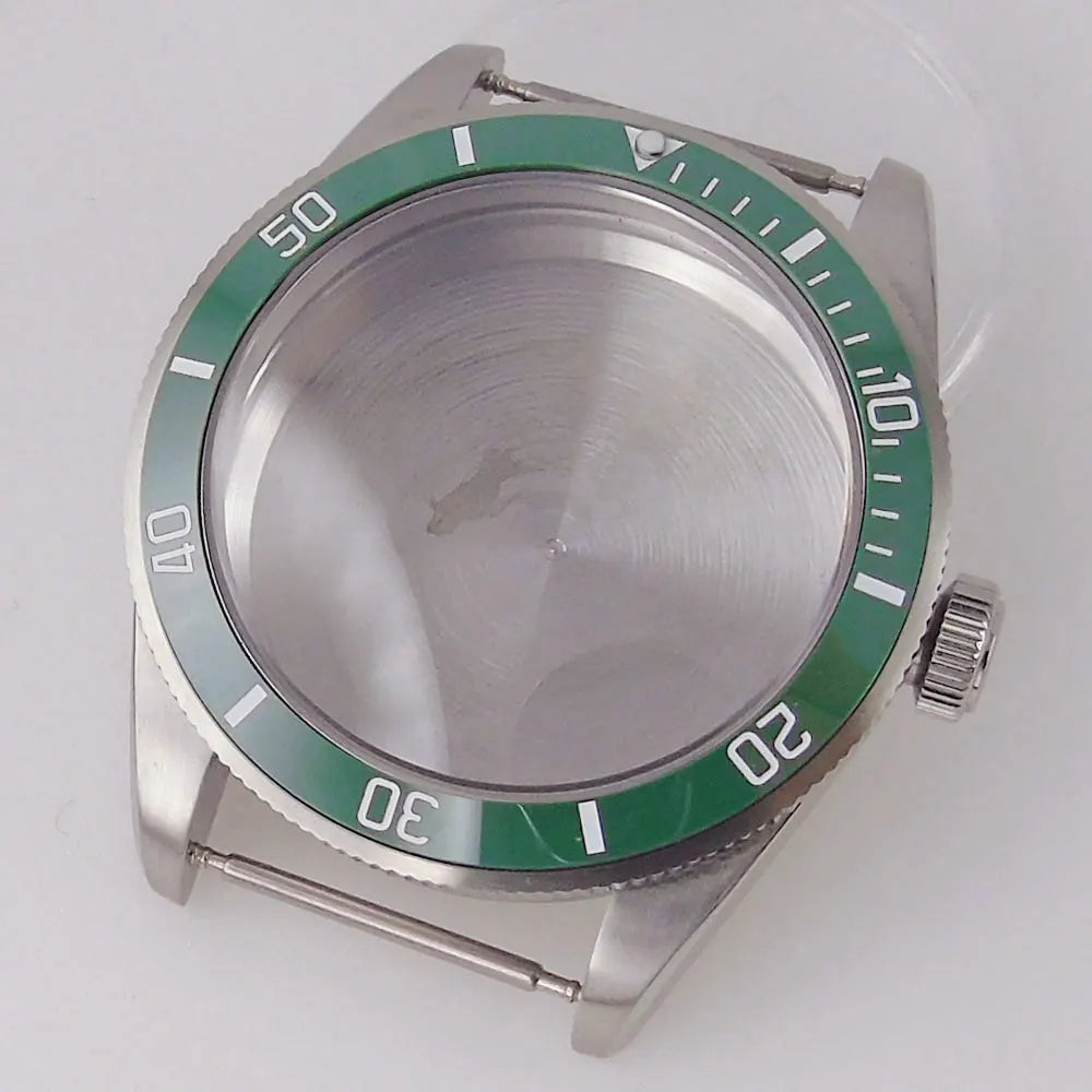 39mm Dive Watch Case BB58 Mod 20BAR Waterproof Dome Sapphire Glass 39mm Black Bay Watch Case for NH34 NH35 NH36 NH70 ETA2824 PT5000 Watch Parts