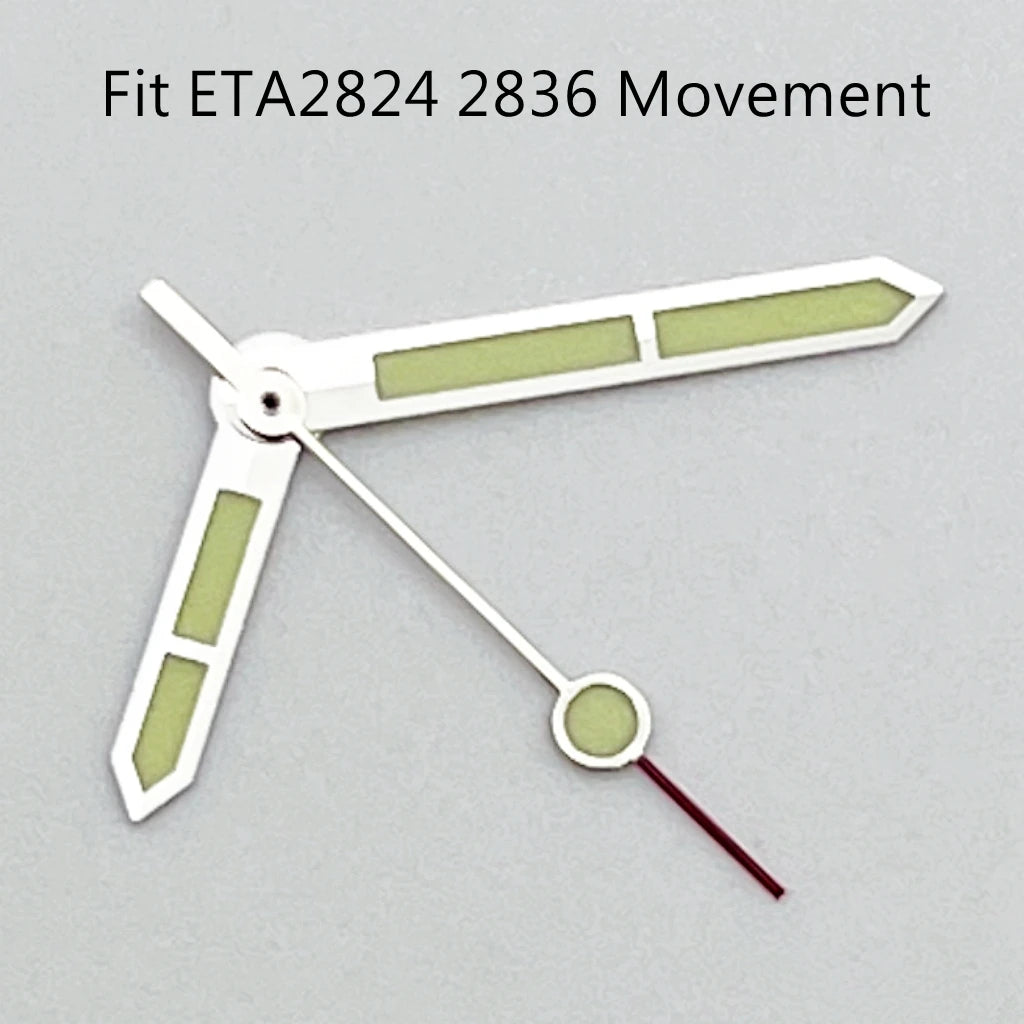 NH35 Hands Silver Watch Hands Fit NH35 NH36 PT5000 ETA2836 2824 DG2813 3804 Miyota8215 8205 821A Movement Watch Accessories