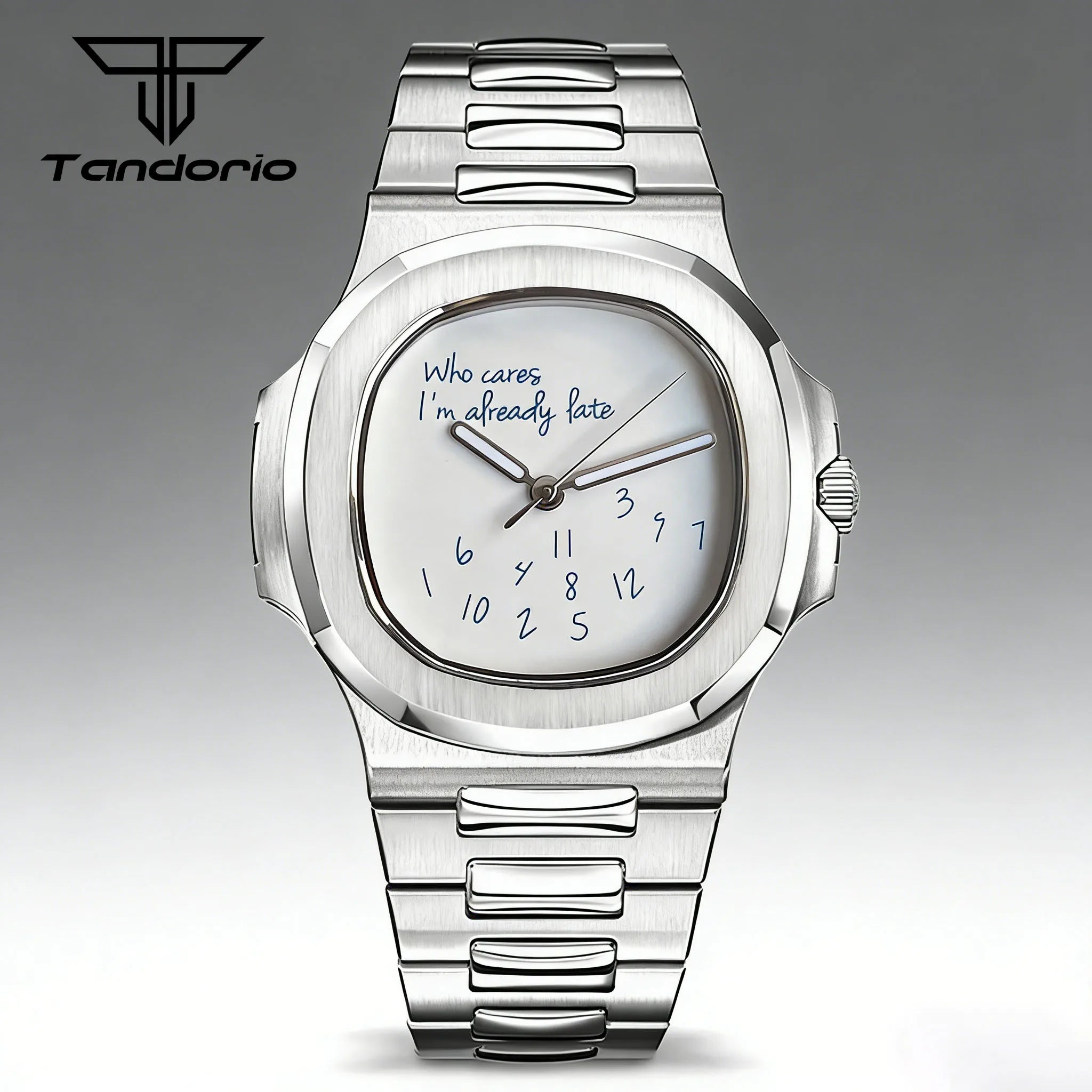 Nautilus Mod Tandorio TD302W 40mm Japan NH35A watches Who Cares
