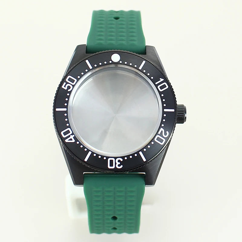 40mm Diver Case Stainless Steel Sapphire For Mod SPB149J1 NH34 NH35 NH36 NH70 4R36 Movement RubberStrap