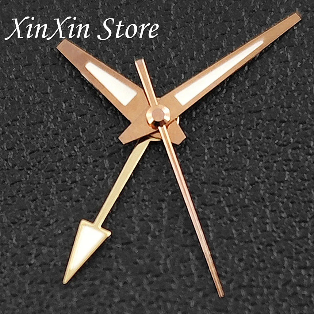 GS 4 Pointers NH34A GMT Watch Hands C3 Green Luminous Watch Needles for NH34 NH35 NH36 NH38 Movement