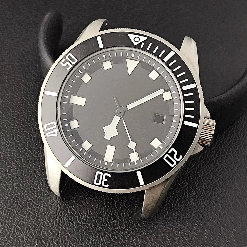 42mm Diver Case for Miyota 8215 Movement/Dial hands set Lumnious Bezel Dial 10ATM