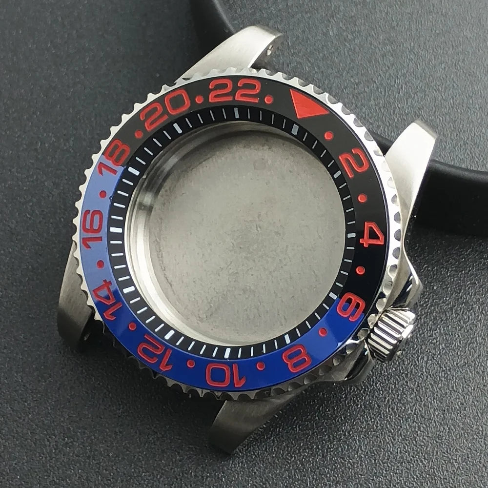 40.5mm Submariner Case GMT with Chapter Ring for NH34 NH35 NH36 Movement Sapphire 10ATM