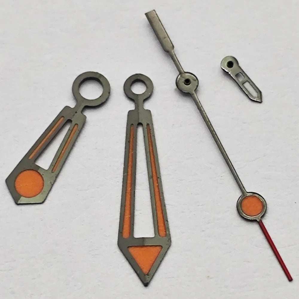 NH39 Watch Dials 31mm Subsecond dial Hands Green Luminous Watch Accessories Parts