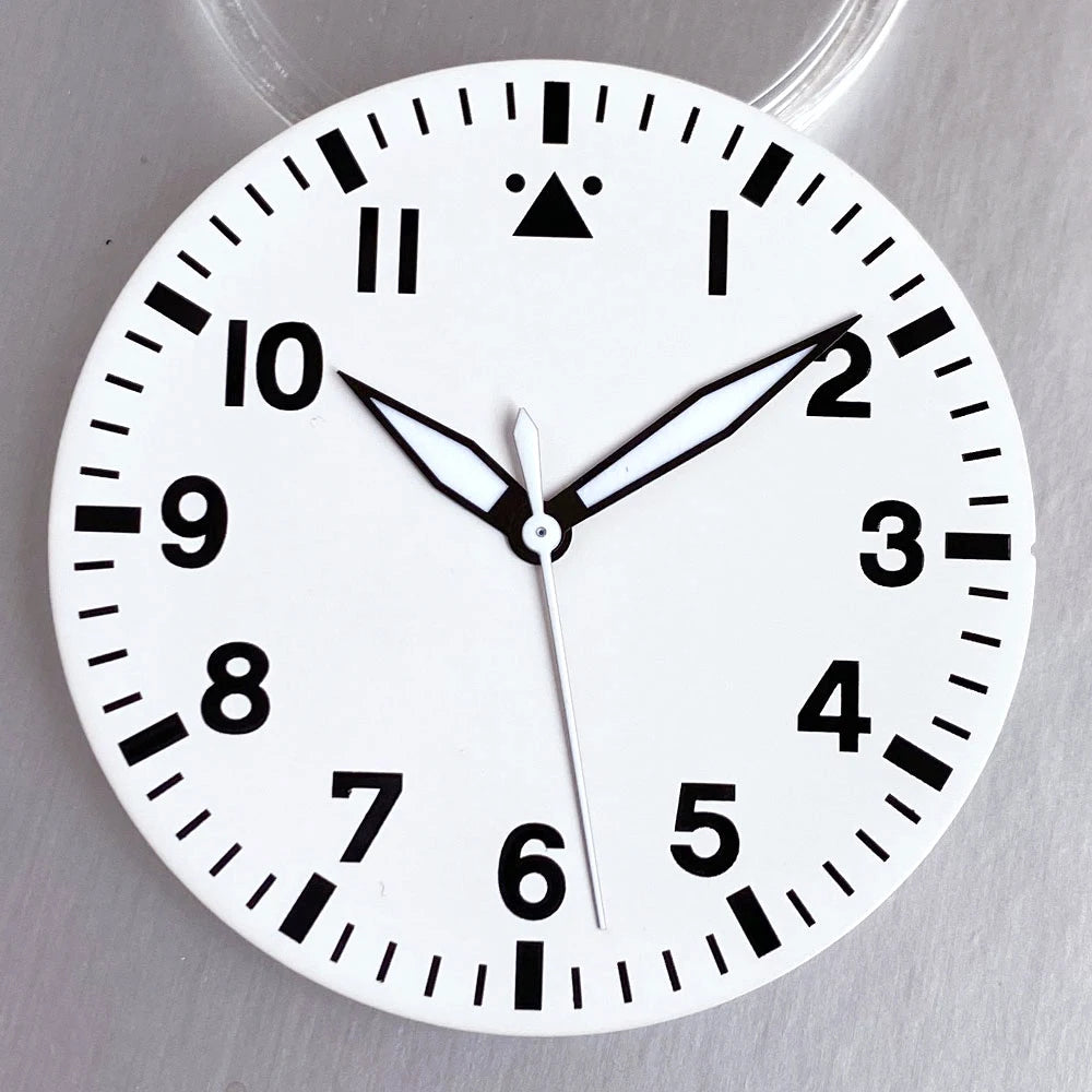 38mm watch dial Sunburst Blue Green White Black Hand Set Fit NH35 NH36 NH38 PT5000 for Pilot Diving Men Watch Parts Accessories