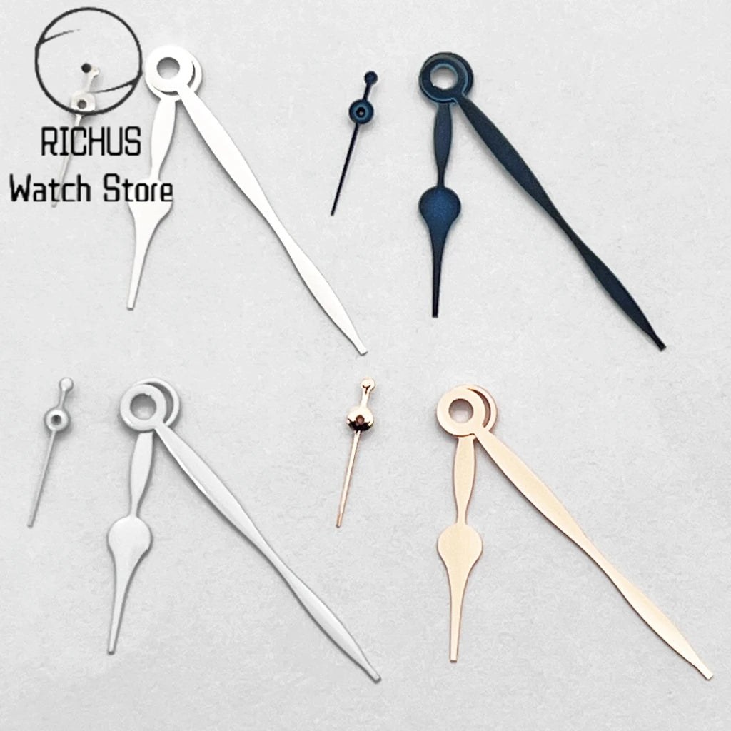 ETA6497 Silver/Blue/White/RoseGold Watch Hands Fit ETA 6497 6498 ST3600 3620 Movement Watch Accessory Part