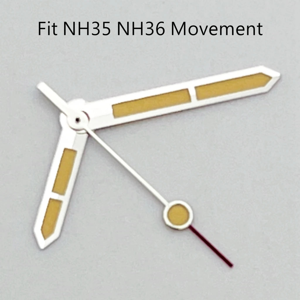 NH35 Hands Silver Watch Hands Fit NH35 NH36 PT5000 ETA2836 2824 DG2813 3804 Miyota8215 8205 821A Movement Watch Accessories