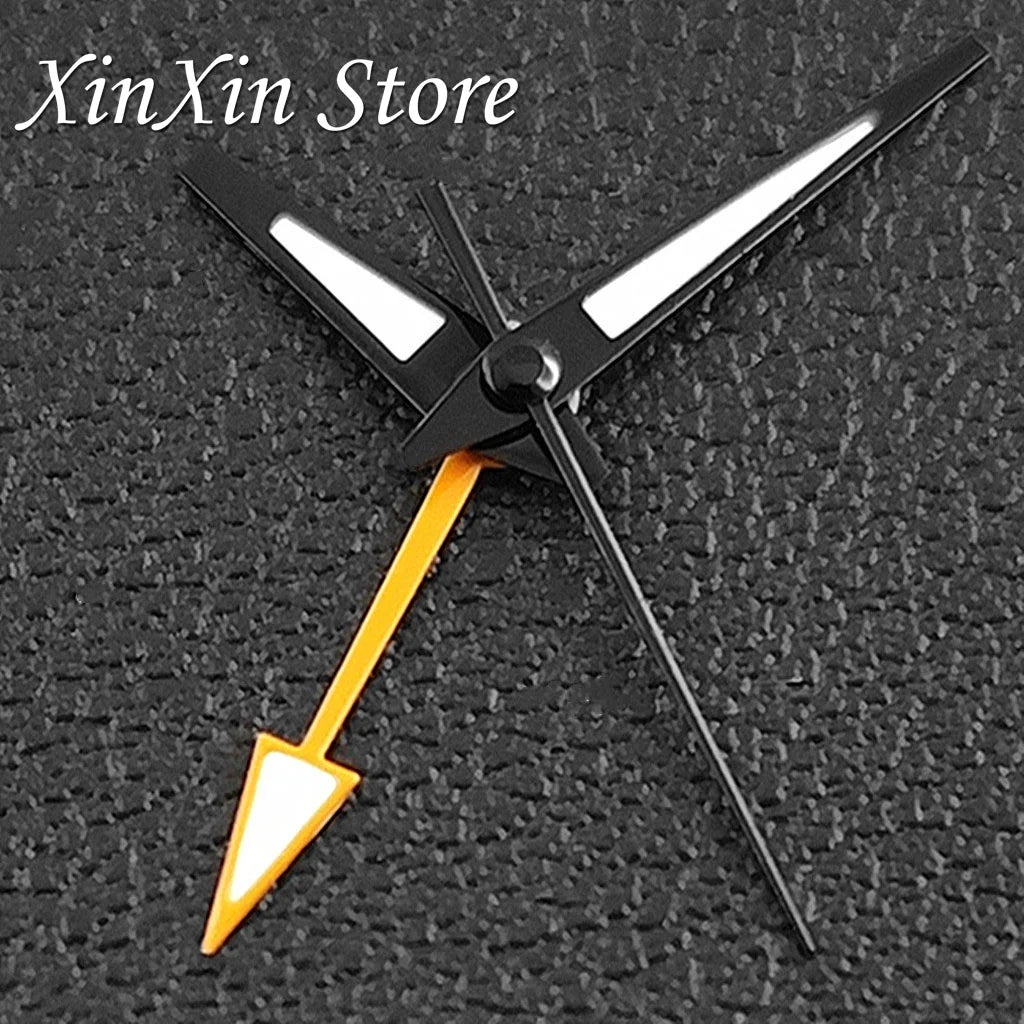 GS 4 Pointers NH34A GMT Watch Hands C3 Green Luminous Watch Needles for NH34 NH35 NH36 NH38 Movement