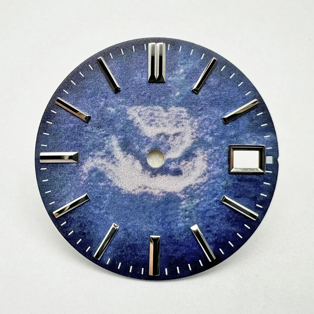 NH35 28.5mm Gradient Watch Dial for NH35A/NH36A Movement Installation Mechanical Watch DIY Accessory