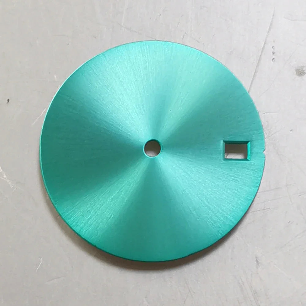 6 Solid Color Metal Watch Dial 28.5mm DIY Watch Faces for NH35/ NH36 Movement Watch Modification Accessories Customizable Dial