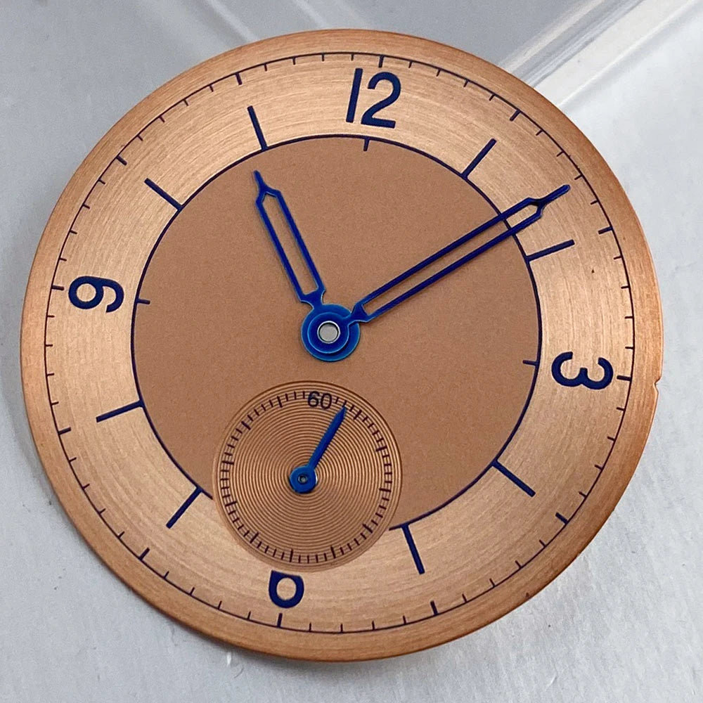 38mm Watch Case for ST1701 Silver Stainless Steel Watch with 31mm Dial Somed Sapphire 5ATM
