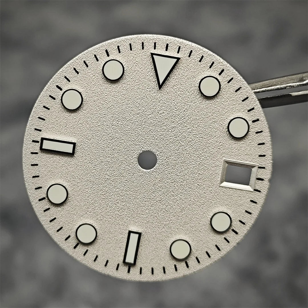 28.5MM Watch Dial NH35 Dial Frosted Texture Watch Faces Men's Watch Accessories for NH35/NH36/4R/7S Mechanical Movement