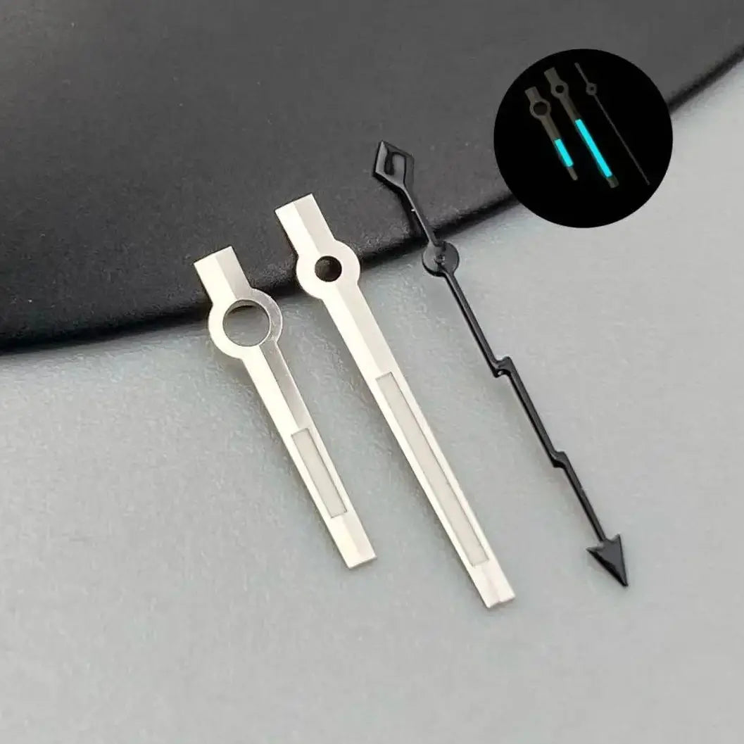 28.5mm NH35 Dial Roman numerals White Vintage No logo Single calendar Fit NH35 NH36 Movement Watch Dial Accessories