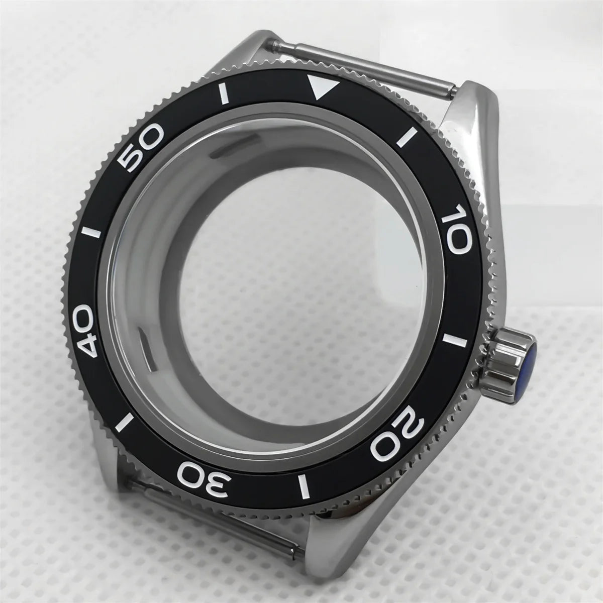 Fifty Fathom Case 41.5mm stainless steel case ceramic bezel sapphire glass with NH35 36 NH34 ETA2824 PT5000 movement watch replacementparts