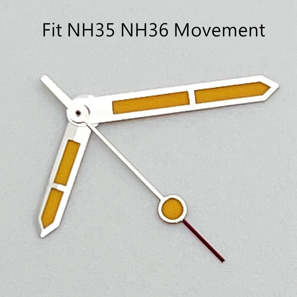 NH35 Hands Silver Watch Hands Fit NH35 NH36 PT5000 ETA2836 2824 DG2813 3804 Miyota8215 8205 821A Movement Watch Accessories