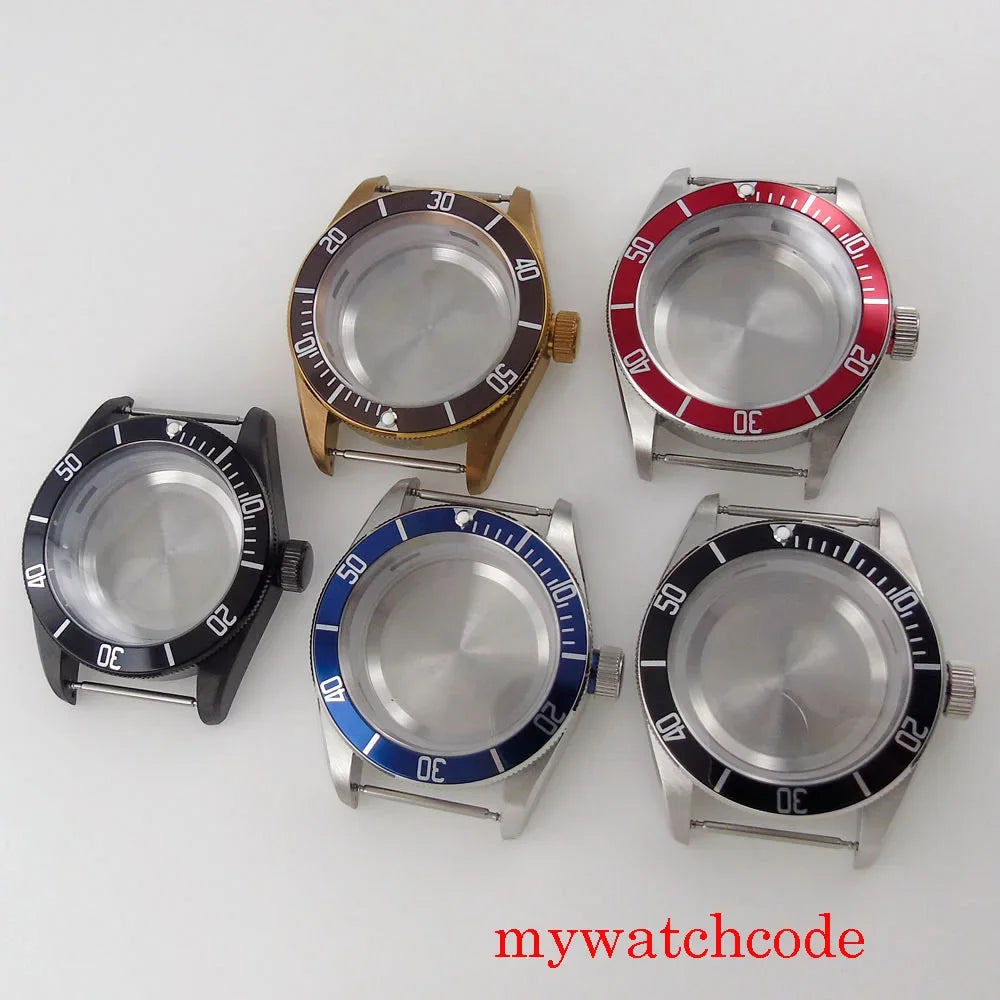 41mm Diver Watch Case BB58 Black Bay Sapphire Crystal Alloy Insert for NH34 NH35 NH36 NH70 NH72 ETA2824 PT5000 SW200 ST2130 MIYOTA 8215 8285 etc DG