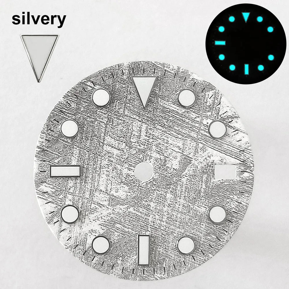 151 type of dials Submariner 28.5mm dial with calendar window suitable for NH35 movement luminous dial can support DIY dial customization name/logo