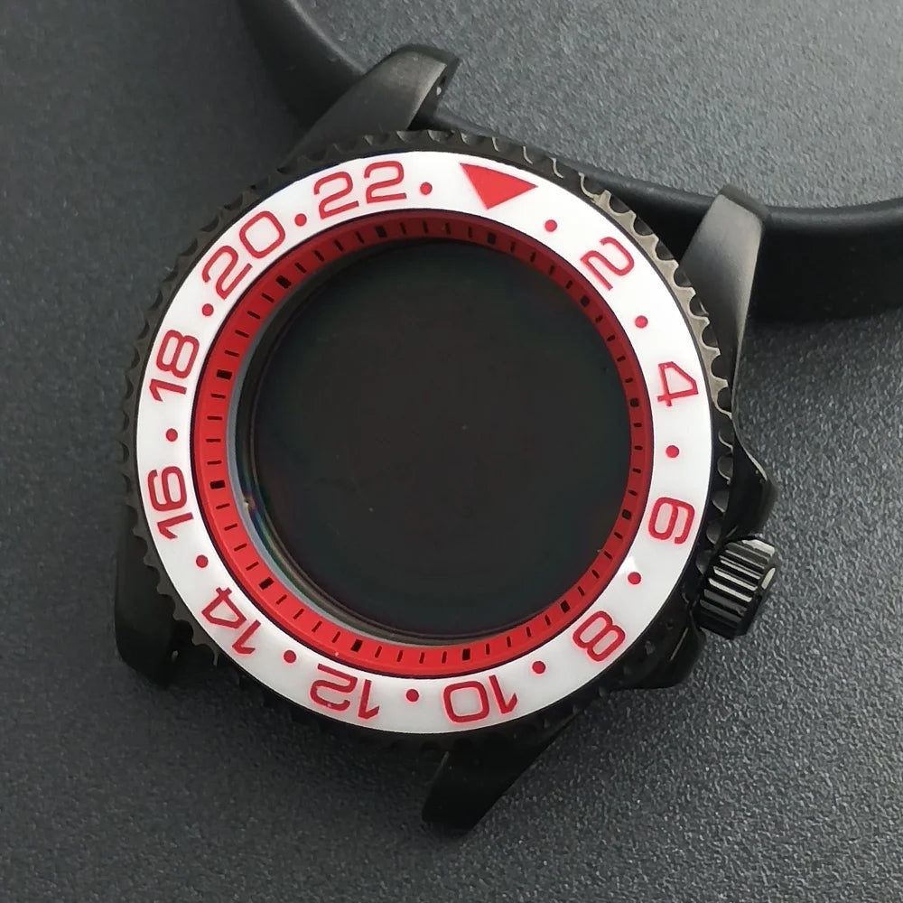 40.5mm Submariner Case GMT with Chapter Ring for NH34 NH35 NH36 Movement Sapphire 10ATM