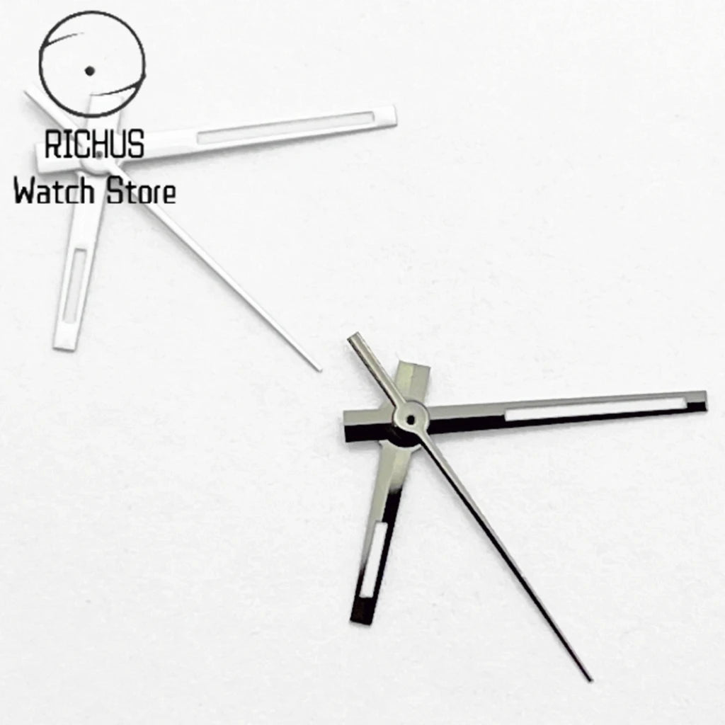 NH35 Watch Hands Green Luminous White/Gun color Fit NH35 NH36 ETA2836 2824 DG2813 3804 Miyota8215 8205 821A Movement