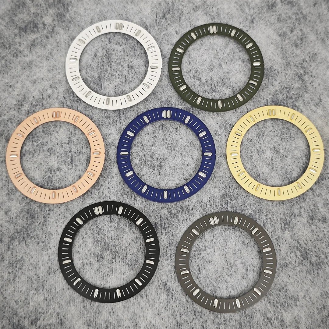 31mm Watch Dial Hollowed Out Surface Green Luminous Watch Faces Accessories Repair Parts NH70/NH35 / NH36 Movement