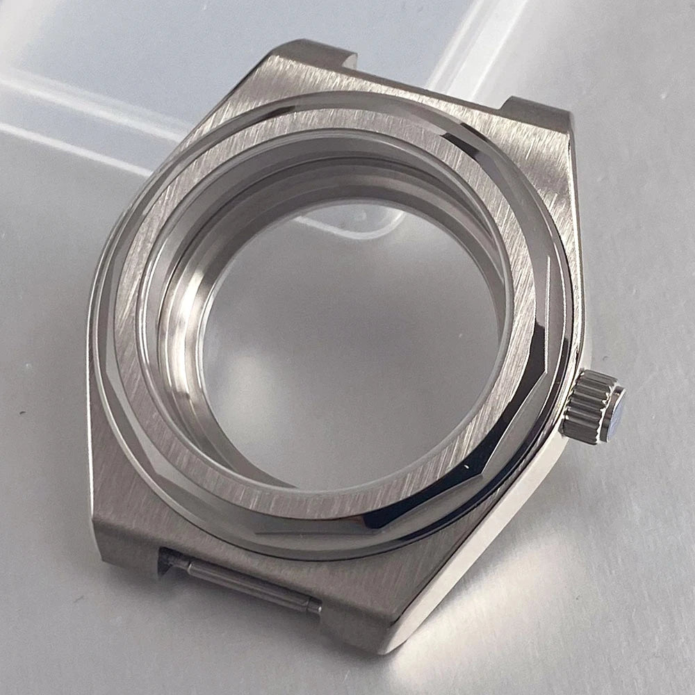 Engineer Watch Mod Case Warrior 40mm New 316L Stainless Steel Bracelet Sapphire for NH35 NH36 PT5000 ST2130 Dress Case 20ATM