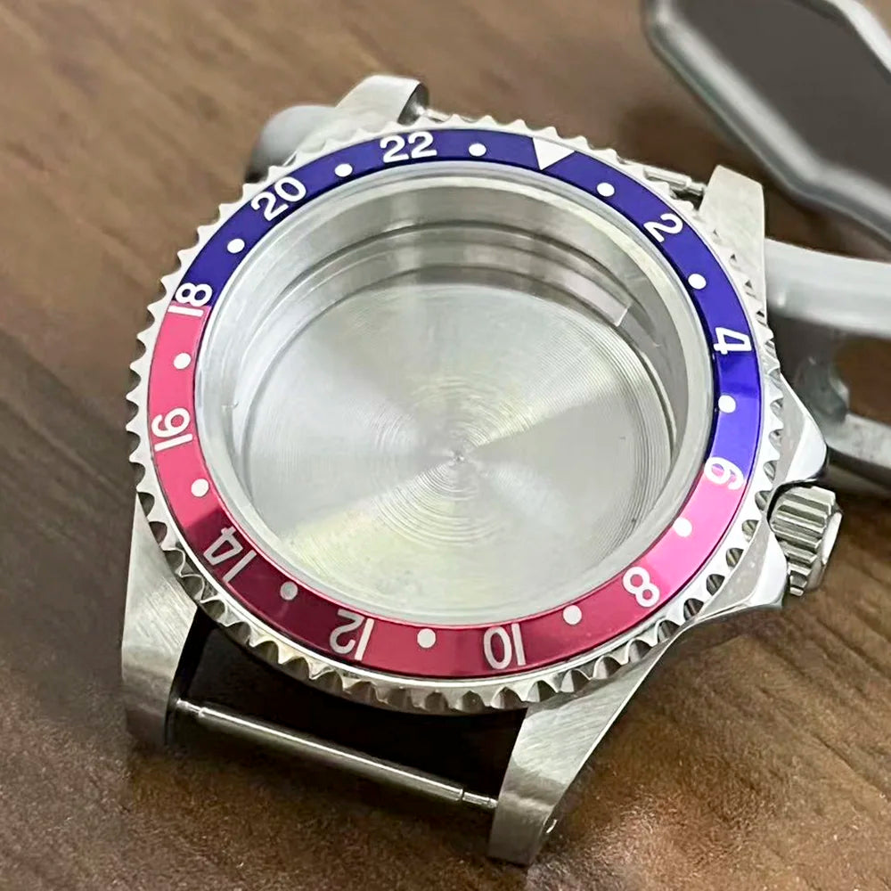 Retro Diver case 39mm,10bar waterproof stainless steel sapphire crystal case, suitable for NH34, NH35, NH36 mechanical movement accessories