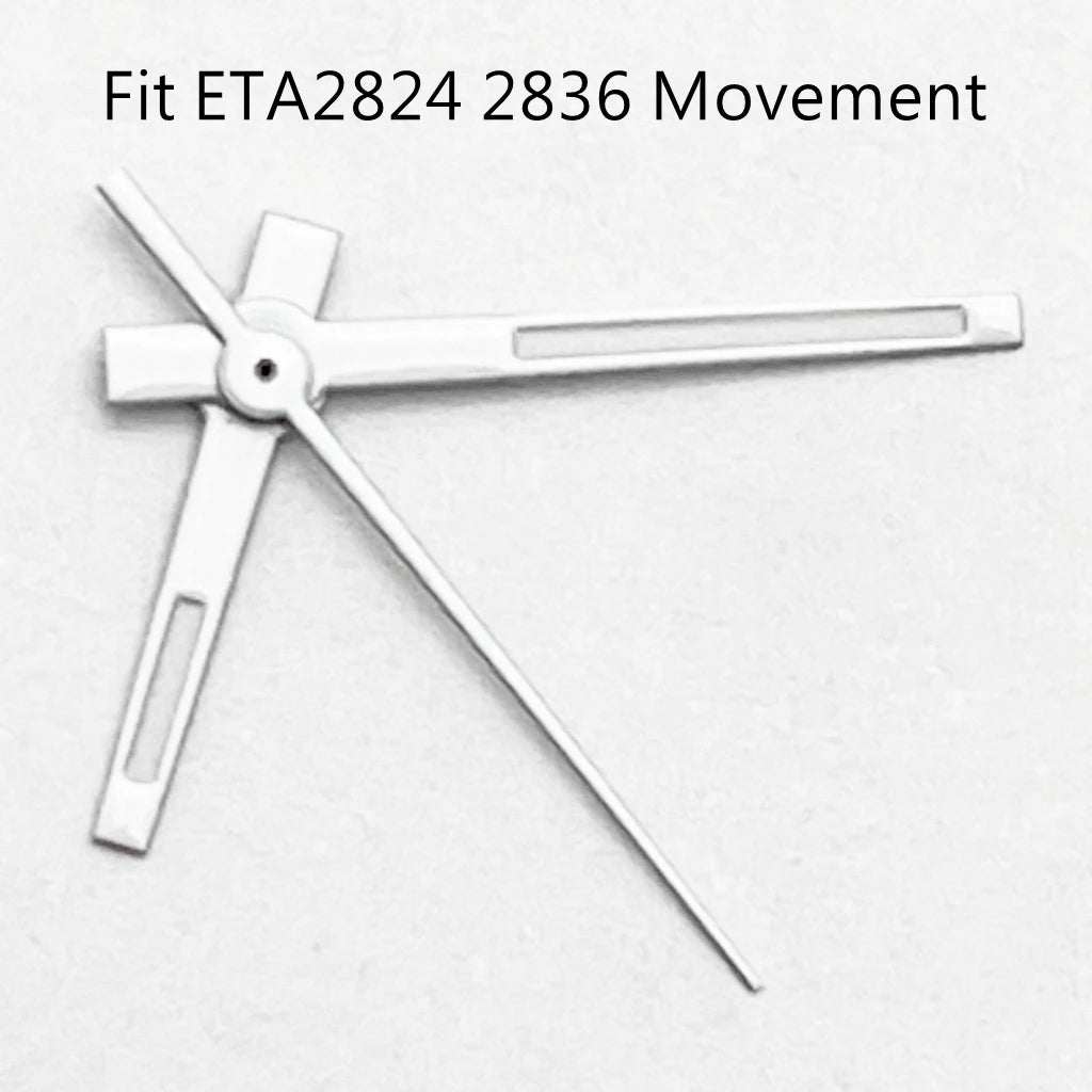 NH35 Watch Hands Green Luminous White/Gun color Fit NH35 NH36 ETA2836 2824 DG2813 3804 Miyota8215 8205 821A Movement