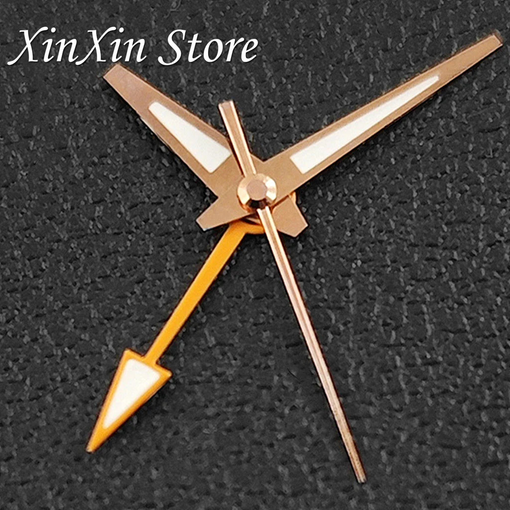 GS 4 Pointers NH34A GMT Watch Hands C3 Green Luminous Watch Needles for NH34 NH35 NH36 NH38 Movement