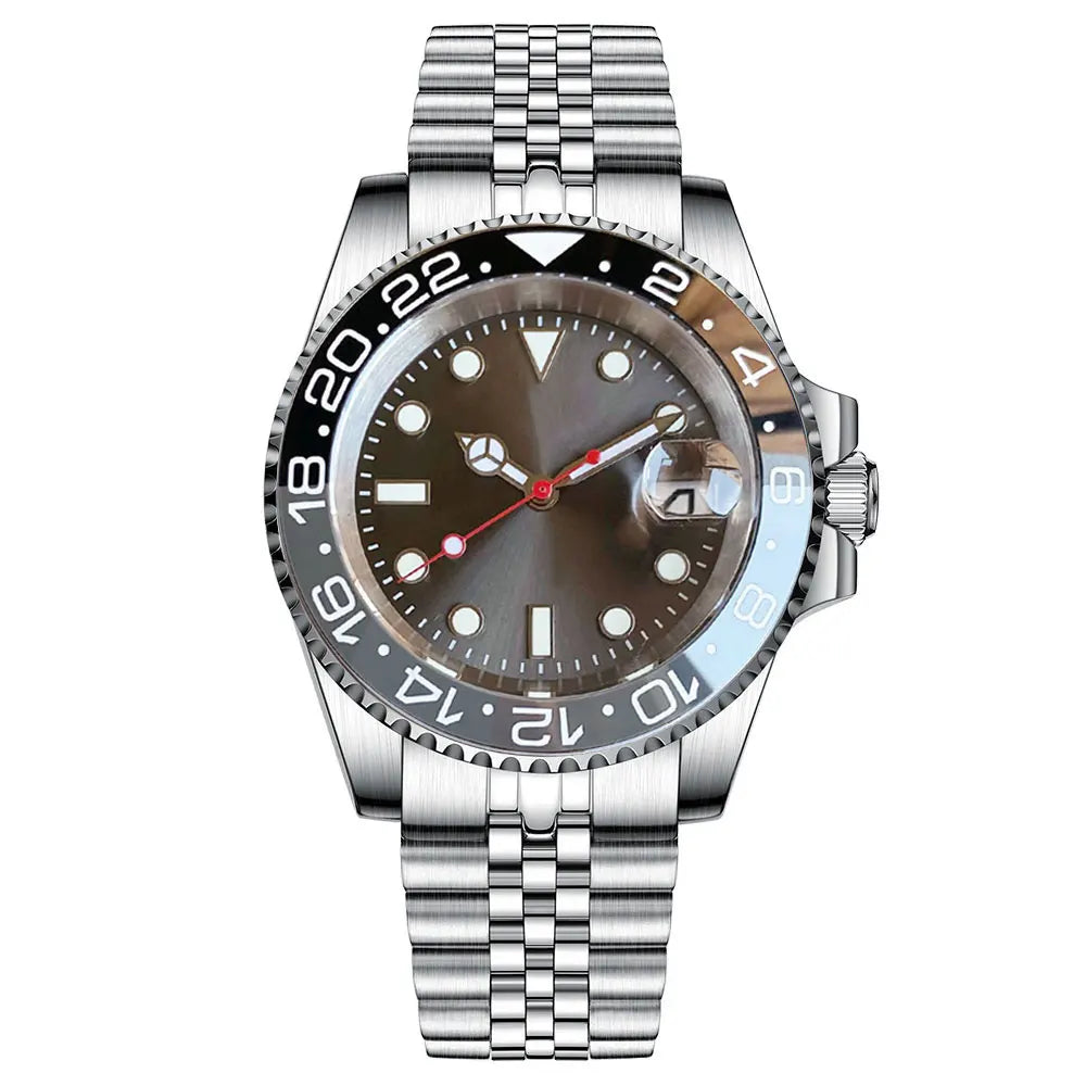 Tandorio Diving SUB Sunburst NH35A Mechanical Watch Glass