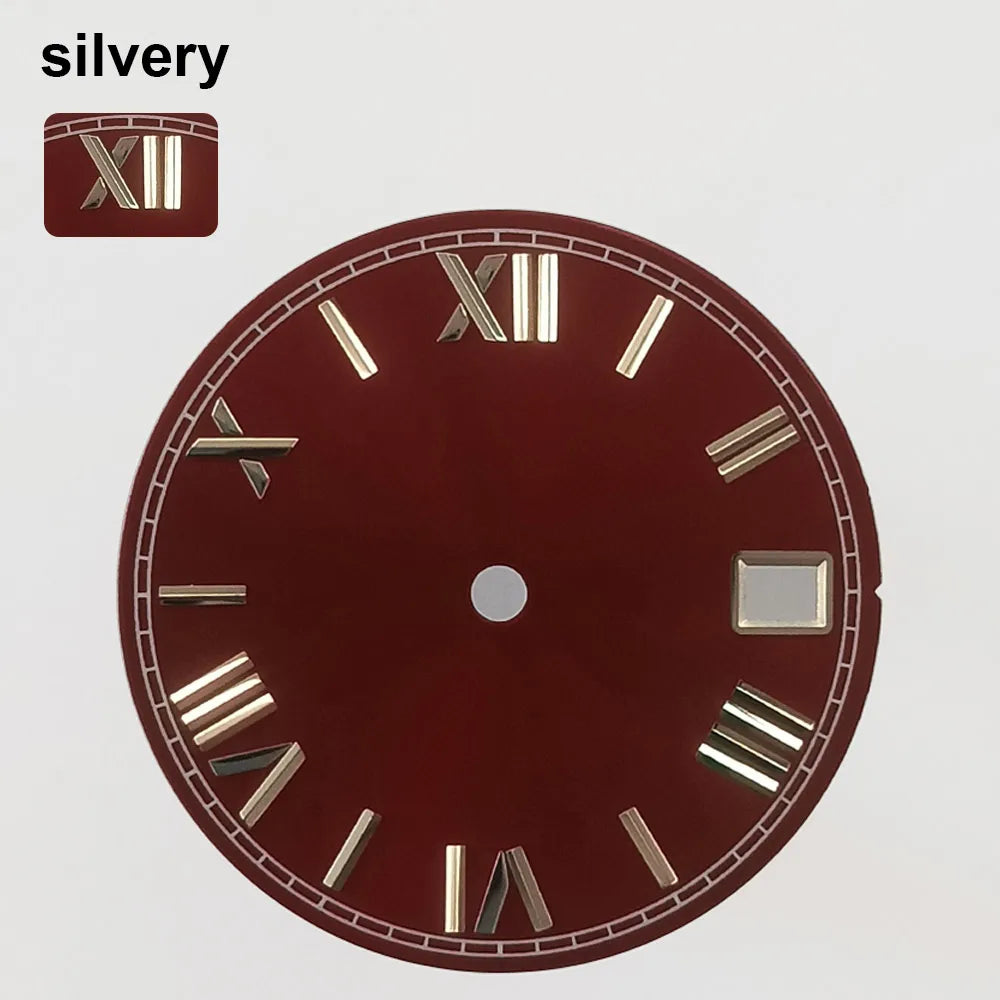 151 type of dials Submariner 28.5mm dial with calendar window suitable for NH35 movement luminous dial can support DIY dial customization name/logo