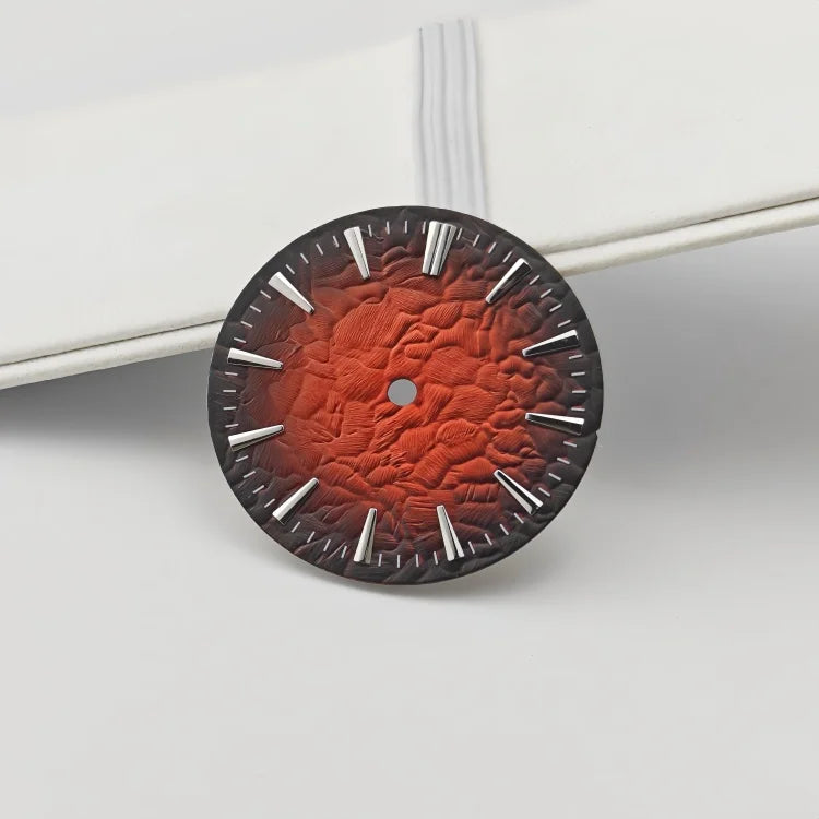 28.5mm NH35 Watch Dial Stone Grain NH36 Surface Diving Watch Using Modified Mechanical Watch Face Exquisite Dials