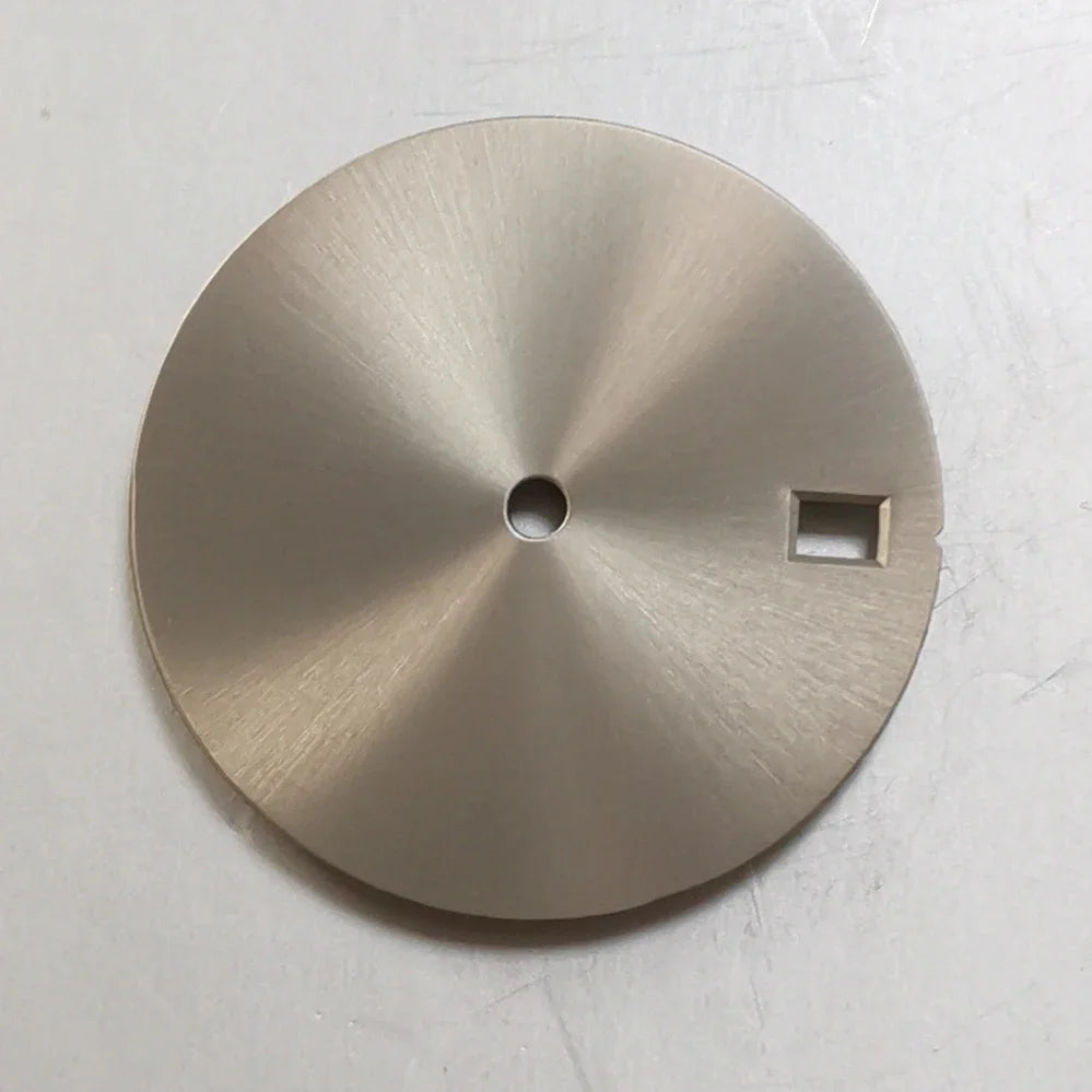 6 Solid Color Metal Watch Dial 28.5mm DIY Watch Faces for NH35/ NH36 Movement Watch Modification Accessories Customizable Dial