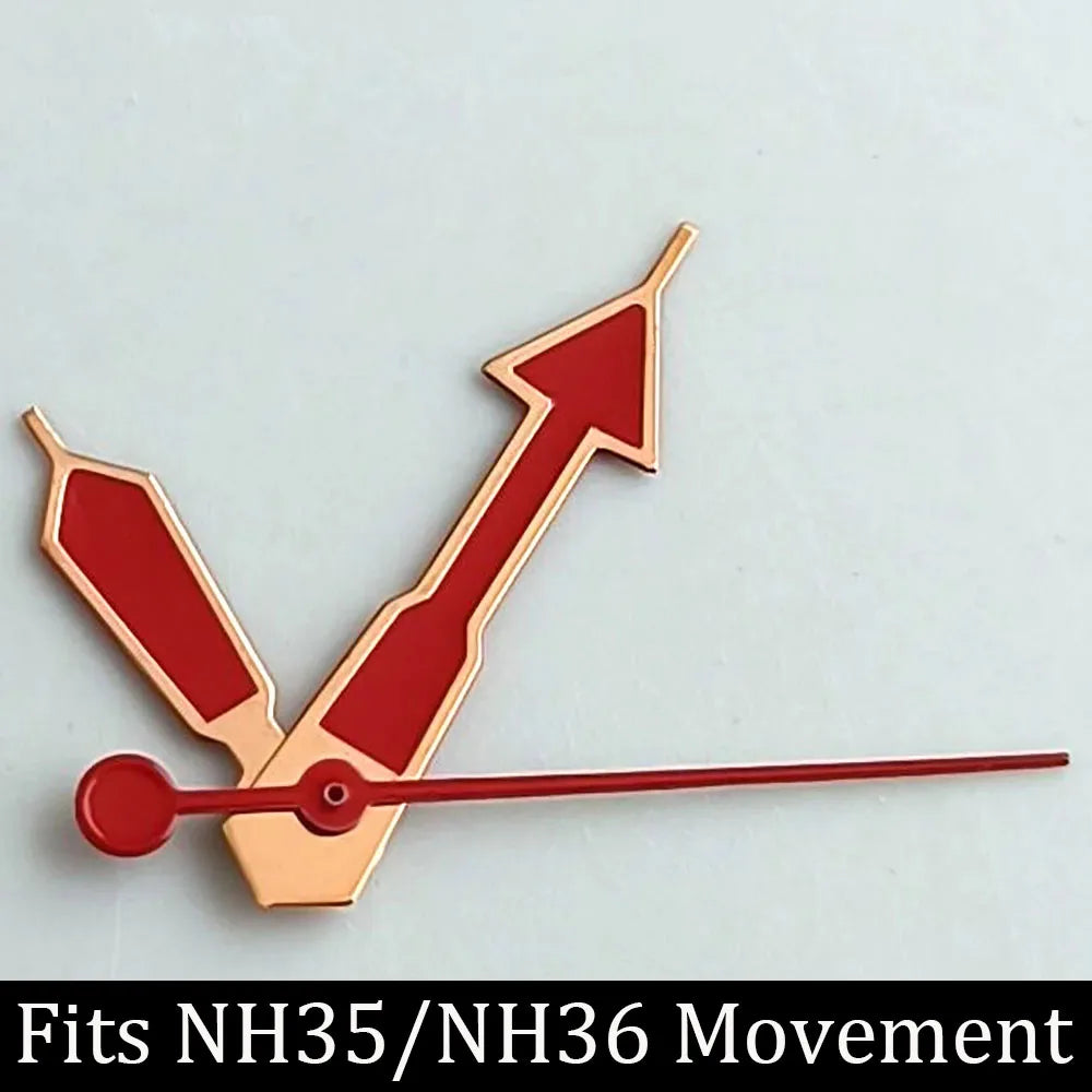 high-quality Watch accessories watch pointer NH series 35 NH36 hands green luminous suitable for N H35/ NH36 movement